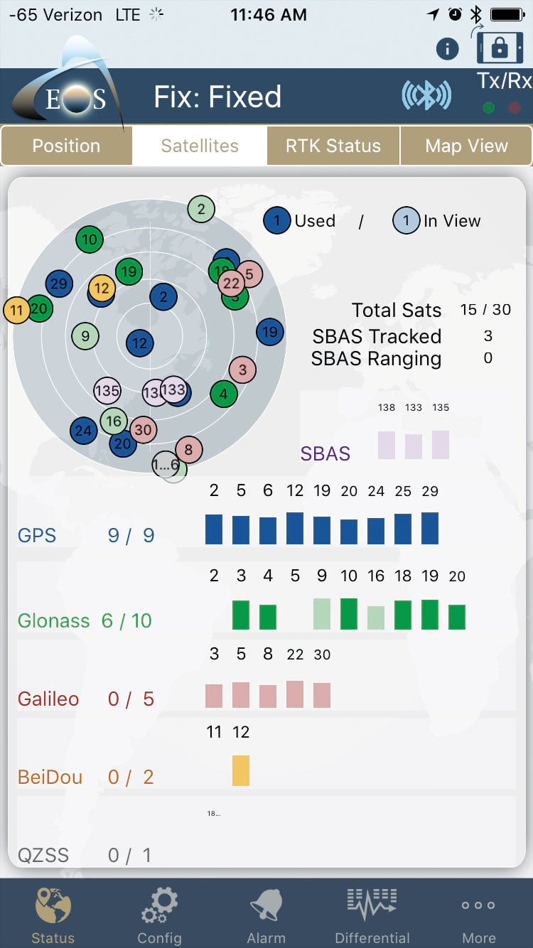 The Arrow Gold GNSS receiver from Eos Positioning Systems