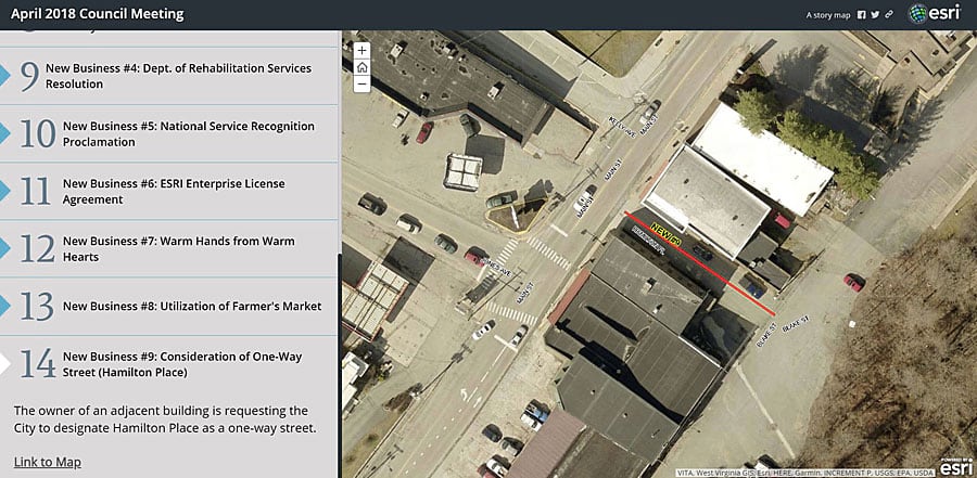City Council Agendas Morph into Story Maps City Council Agendas Morph into Story Maps