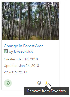 Use Favorites to Organize Your ArcGIS Online Life Use Favorites to Organize Your ArcGIS Online Life