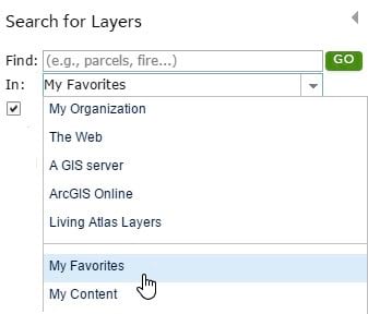 Use Favorites to Organize Your ArcGIS Online Life Use Favorites to Organize Your ArcGIS Online Life