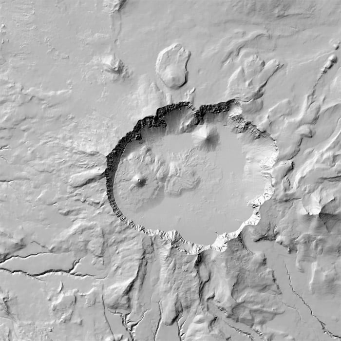 Figure 2. The traditional hillshade.