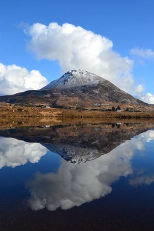 Mount Errigal is County Donegal’s tallest peak at 2,464 feet.