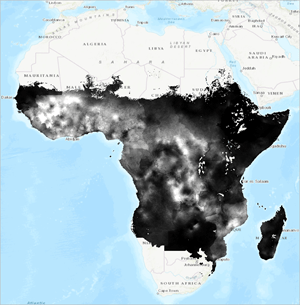 Visualize Malaria Rates in Africa