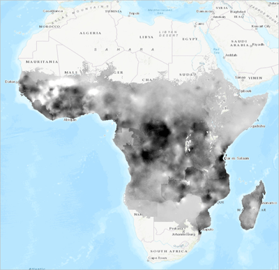 Visualize Malaria Rates in Africa