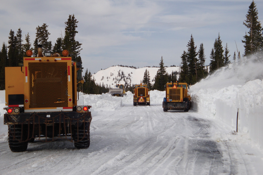 The Wyoming Travel Information Map shows users current road conditions, construction areas, and advisories.