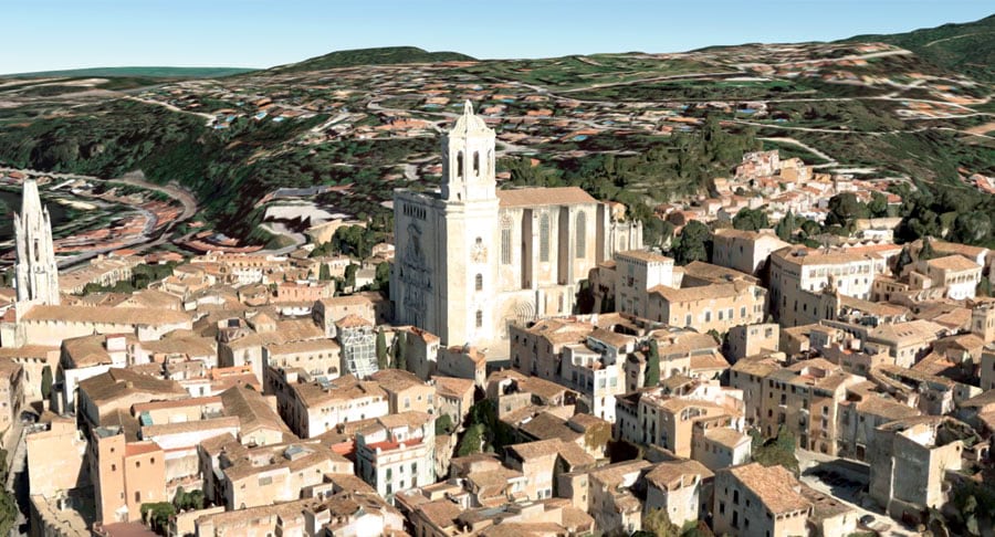 Bentley Systems’ ContextCapture produces content directly in I3S, which Esri’s desktop clients, such as ArcGIS Earth, can access as either services or local files. (Data courtesy of Institut Cartogràfic i Geològic de Catalunya.) Bentley Systems’ ContextCapture produces content directly in I3S, which Esri’s desktop clients, such as ArcGIS Earth, can access as either services or local files. (Data courtesy of Institut Cartogràfic i Geològic de Catalunya.)