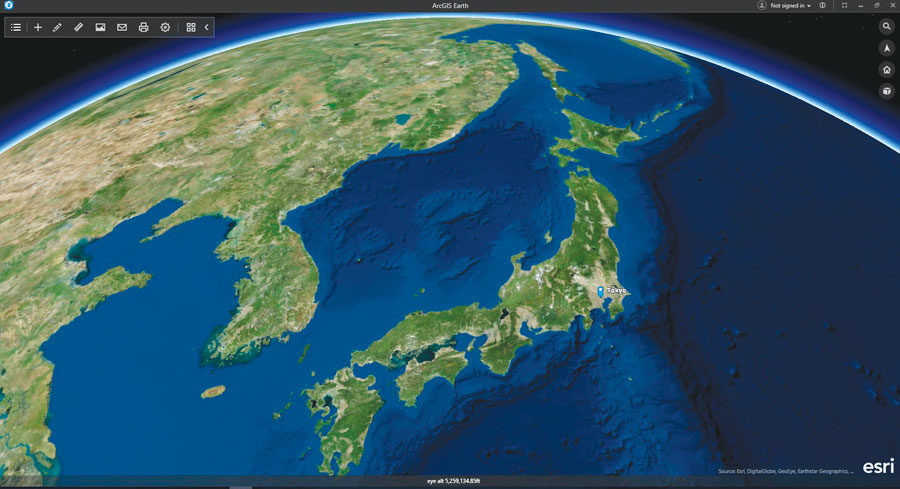 Using ArcGIS Earth, Hollie Duran’s students were able to zoom in and explore different regions of the world. Using ArcGIS Earth, Hollie Duran’s students were able to zoom in and explore different regions of the world.