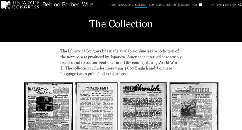 Behind Barbed Wire story map Behind Barbed Wire story map