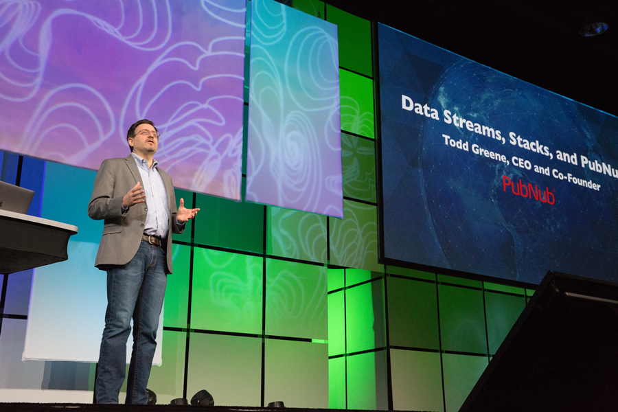 Todd Greene, the chief executive officer of PubNub, saw a future in data streaming. Todd Greene, the chief executive officer of PubNub, saw a future in data streaming.