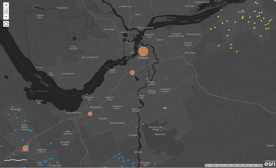 An ArcGIS Maps for Office lesson guides users through how to map the locations of high-end salons and data about the salons' potential customers.