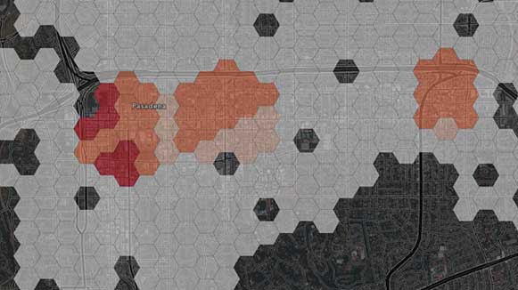 Binned map Binned map