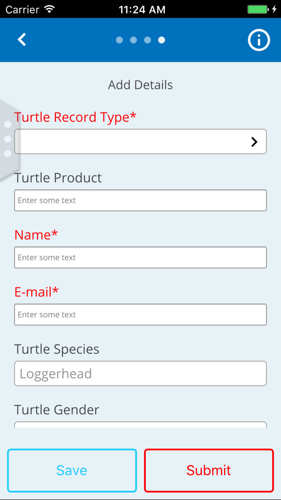 Once information is uploaded to the TURT app, it is automatically and instantaneously inserted into a global sea turtle database. Once information is uploaded to the TURT app, it is automatically and instantaneously inserted into a global sea turtle database.