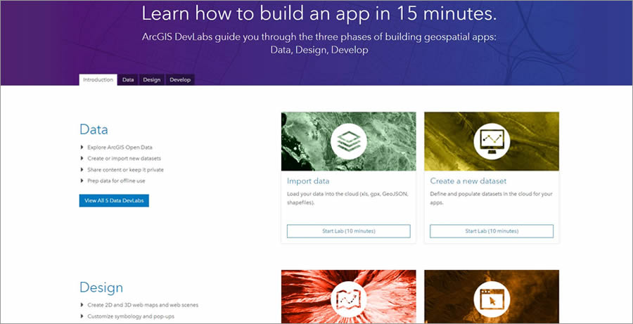 Esri now offers online lessons in building apps.