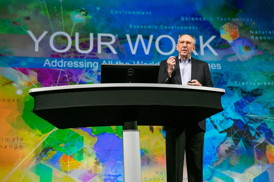 Listen to Esri president Jack Dangermond talk about the Science of Where.