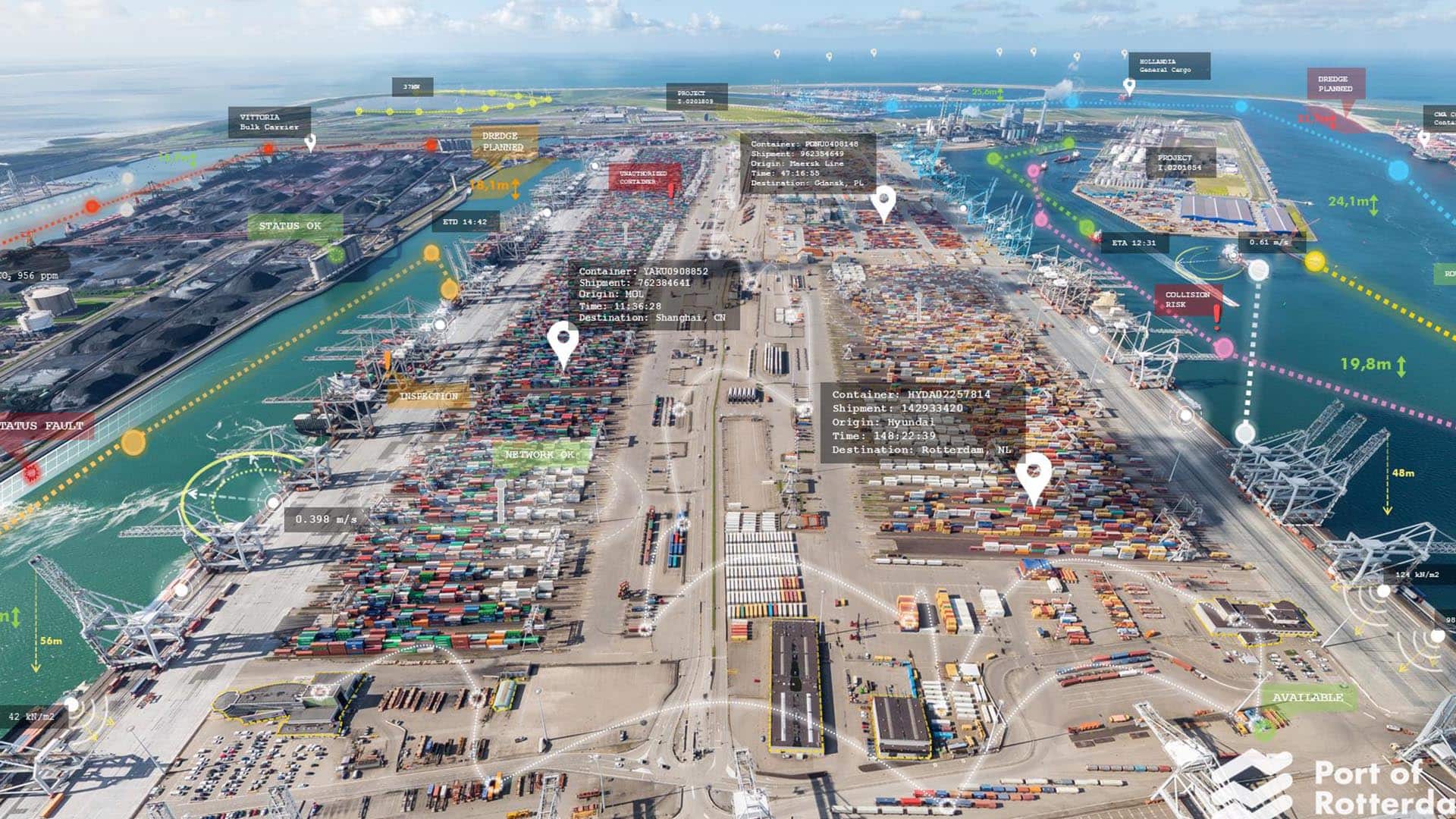 The Port of Rotterdam;s digital twin