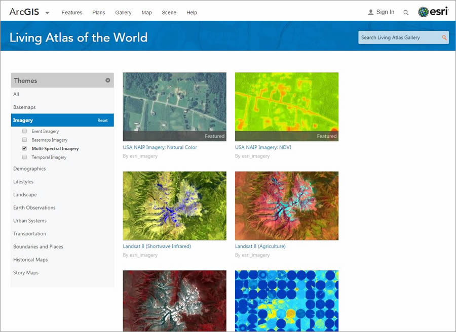 Matthews currently collects high-resolution imagery for the Living Atlas of the World.