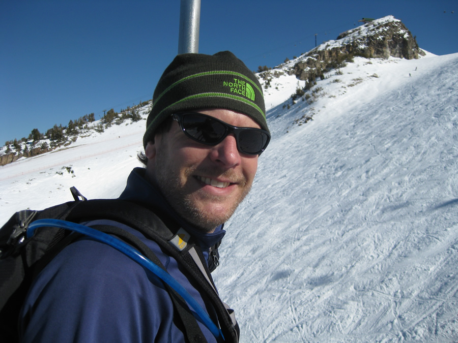 Matthews goes snowboarding in Mammoth, California. He loves being in the great outdoors.