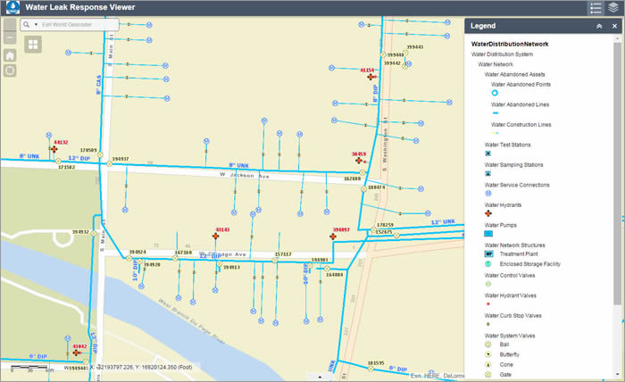Figure 7: Here is an example of a finished web app created using Web AppBuilder for ArcGIS.