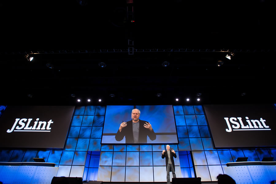 Douglas Crockford, author of JavaScript: The Good Parts, gave the keynote.