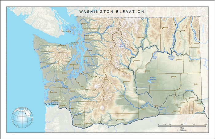 Figure 1. A map that's missing the names of water bodies or countries looks unfinished and lacks authority.