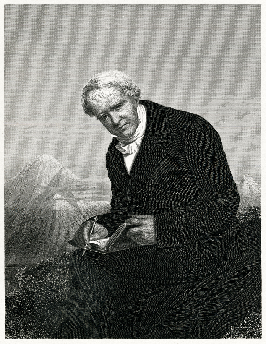 A portrait of Humboldt in his later years.