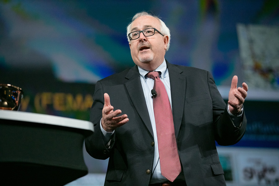 FEMA administrator Craig Fugate underscored the importance of crowdsourcing apps in disaster response. FEMA administrator Craig Fugate underscored the importance of crowdsourcing apps in disaster response.
