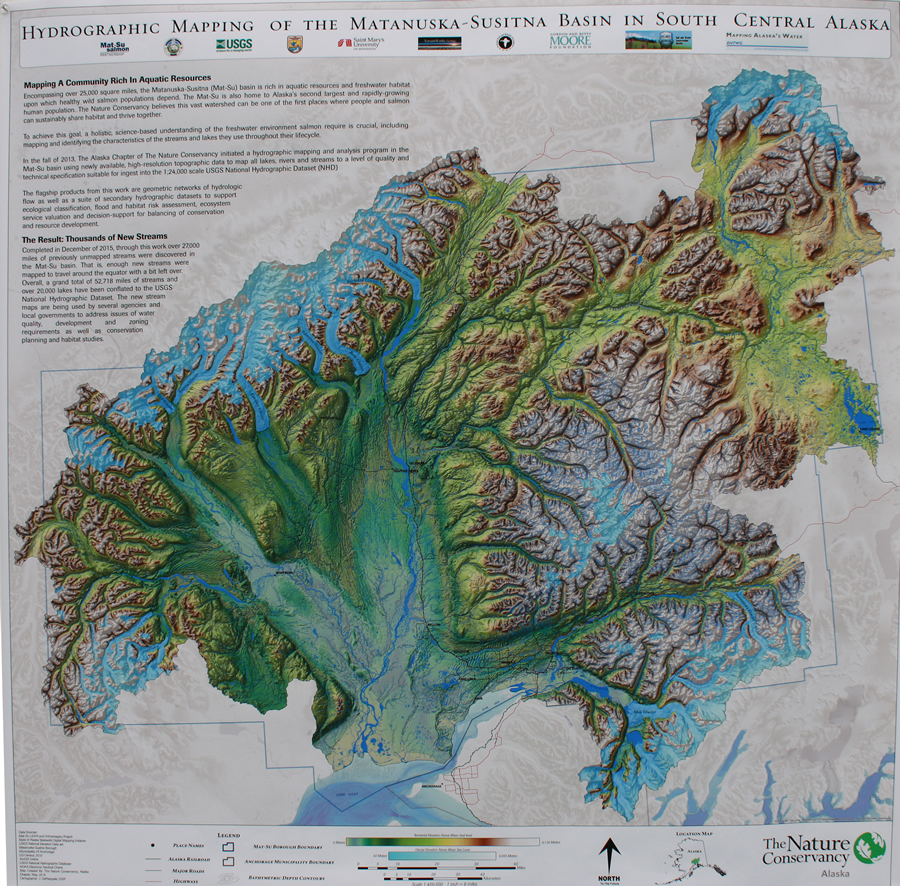 This map from the Nature Conservancy was lauded for an "exquisite cartographic design."