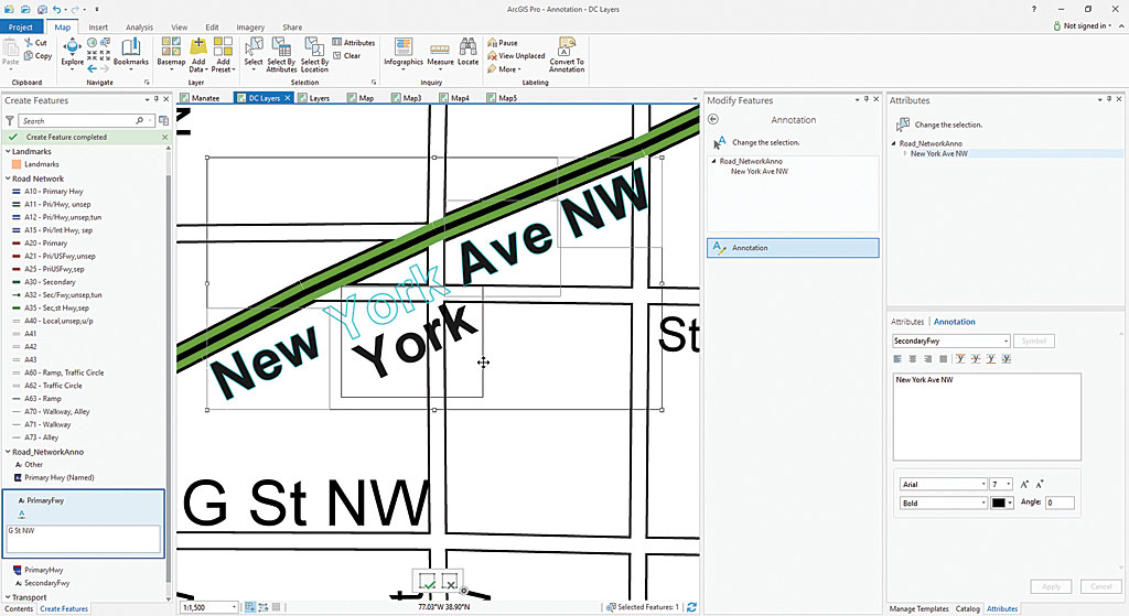 ArcGIS Pro 2.0 gives you full control over annotation