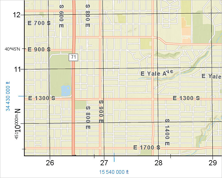 ArcGIS Pro 2.0 now supports grids, which make it easier to find locations on a map.