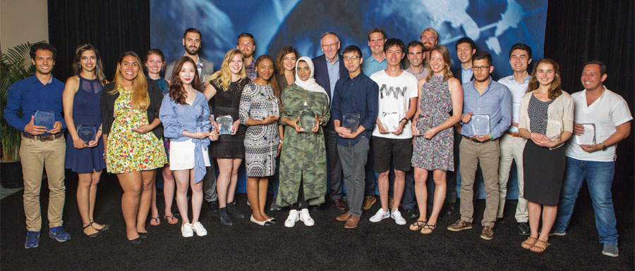 All the Esri Young Scholars who made the trip to San Diego got a chance to meet Esri president Jack Dangermond.