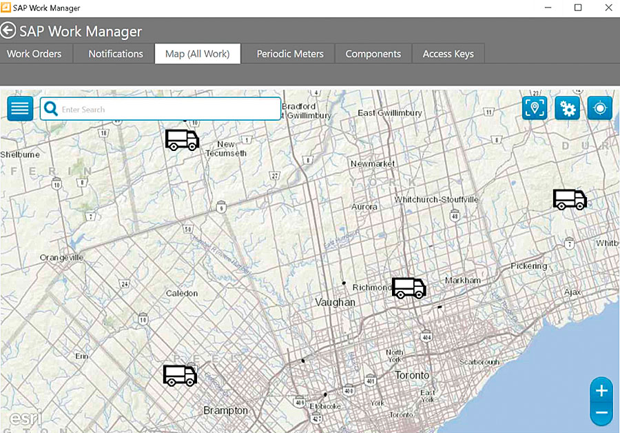 With Critigen’s Lemur, schedulers can see crew locations in the SAP Work Manager map view and share them with dispatch so dispatch can notify the nearest crew member of an outage or emergency.