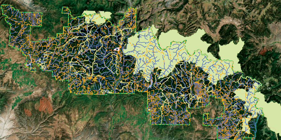 With digital books, Esri Training can finally provide maps in color.