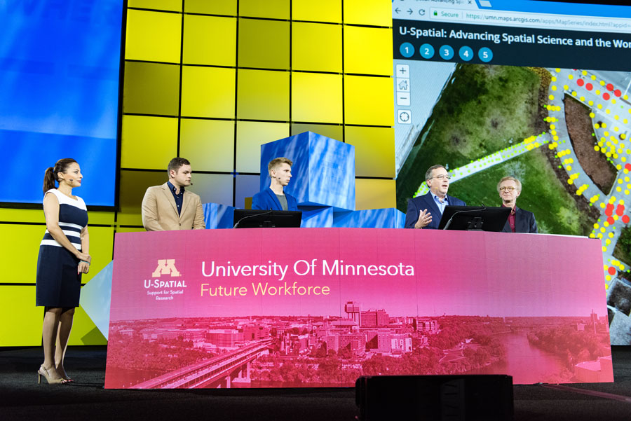 Staff and students from the University of Minnesota talk about the advantages of the U-Spatial program and how GIS helps them analyze their data.