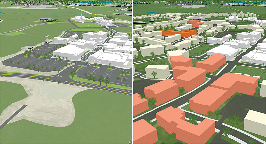 With Bergmann Associates' assistance, the Cape Cod Commission (CCC) was able to use ArcGIS Online to compare existing and proposed development side by side.