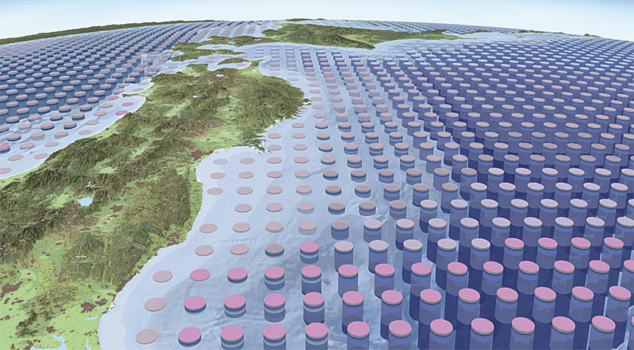 The Ecological Marine Units (EMUs), composed of a point mesh framework of approximately 52 million global ocean measurements that were collected over a 50-year period, are big data.