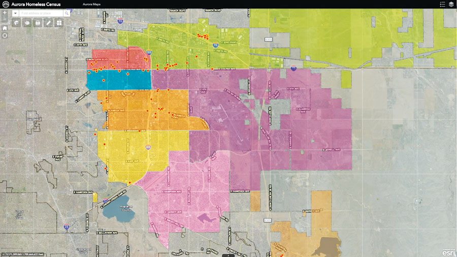 Knowing where each homeless person is can help the city offer clothing, food, showers, and medical care.