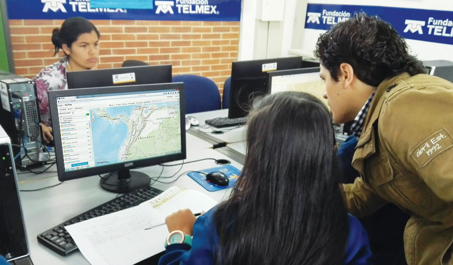 Students said that GIS is an easy tool for them to use and offers a different way to augment their knowledge of history and geography.