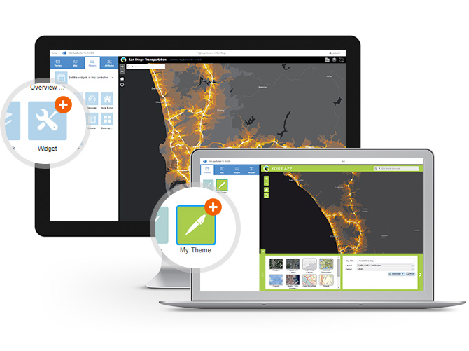 Extend your apps, power your enterprise, and generate revenue with the developer edition of Web AppBuilder for ArcGIS. Extend your apps, power your enterprise, and generate revenue with the developer edition of Web AppBuilder for ArcGIS.