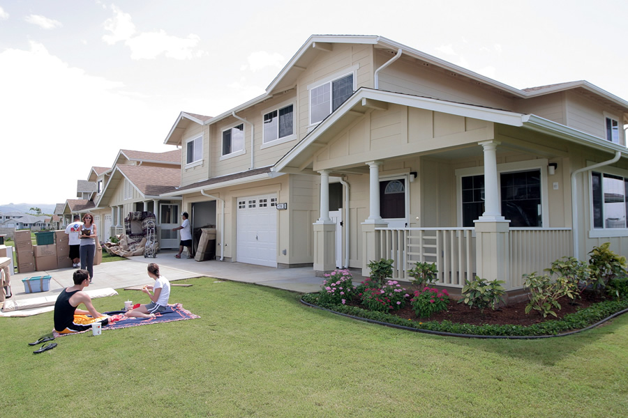 Established addresses on base, such as those at US Navy family housing units, sometimes had to be re-numbered. But the NEMAP team did its best to avoid disrupting families.