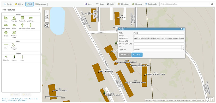 Map Notes are provided in the NEMAP Workspace in ArcGIS Online, where Navy stakeholders and local government authorities can leave comments for review.