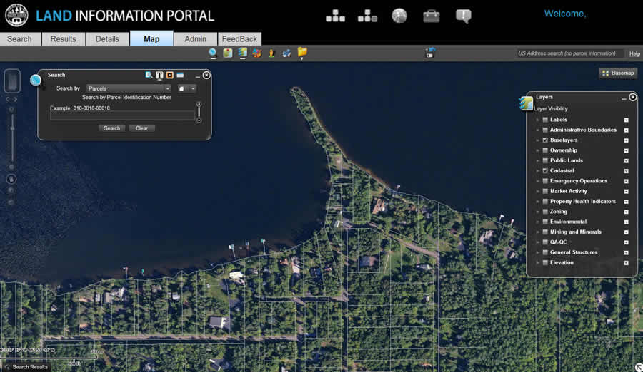 The Land Information Portal provides easy access to tabular and enterprise GIS data in a one stop shop. The Land Information Portal provides easy access to tabular and enterprise GIS data in a one stop shop.