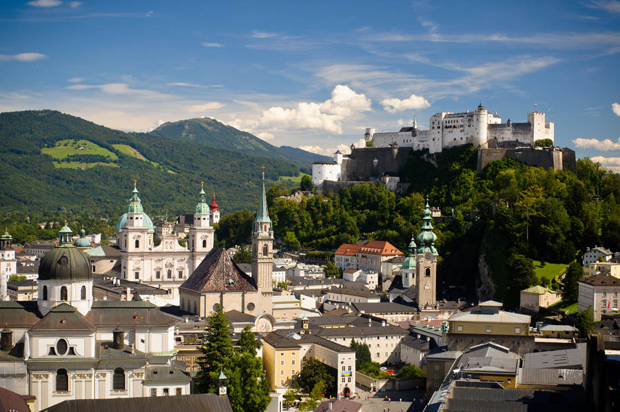 During their free time, Geodesign Summit Europe attendees can visit the Hohensalzburg Fortress.
