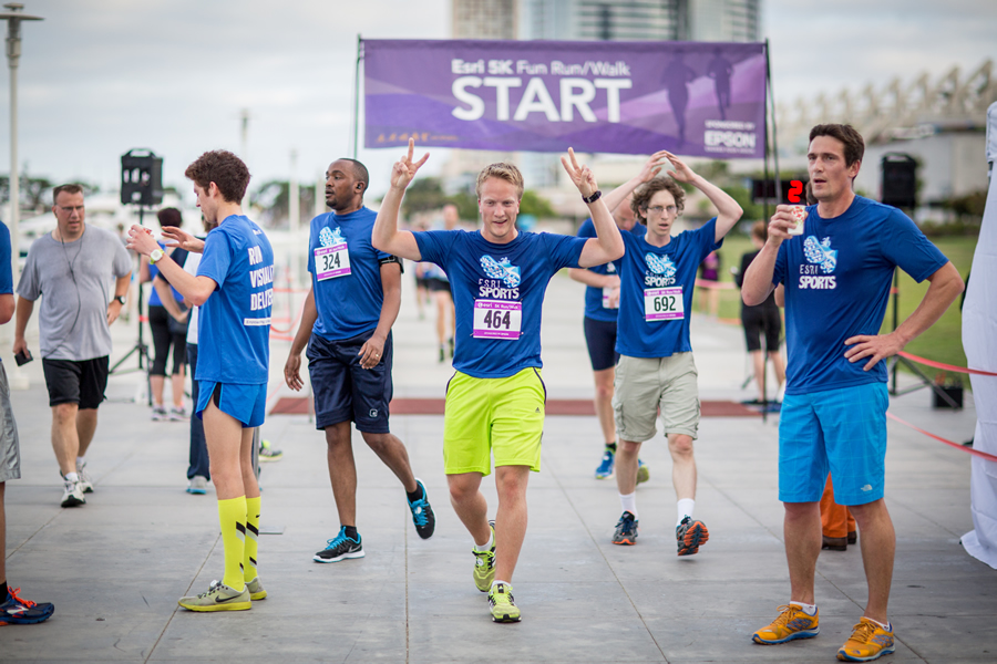 Emerge victorious. Join your peers for the Esri 5K Fun Run/Walk.