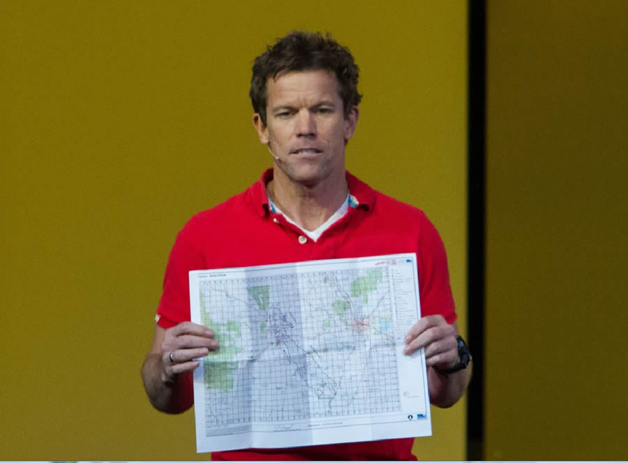 Anthony Burgon says paper maps can be created from eMap. Anthony Burgon says paper maps can be created from eMap.
