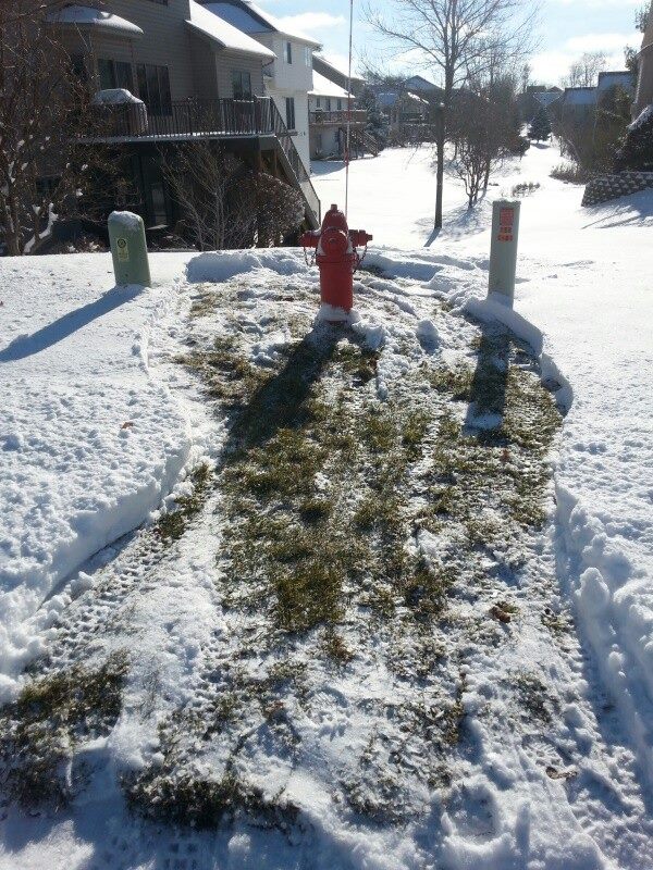 Spot the hydrant looks nice and clean after a snowfall in Minnesota, thanks to adopter Mark Frederick. Photo courtesy of Mark Frederick. Spot the hydrant looks nice and clean after a snowfall in Minnesota, thanks to adopter Mark Frederick. Photo courtesy of Mark Frederick.