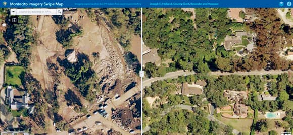 A swipe map with Pictometry imagery A swipe map with Pictometry imagery