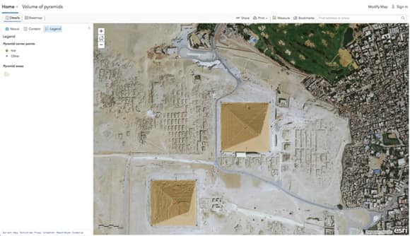 GeoInquiry for calculating volume