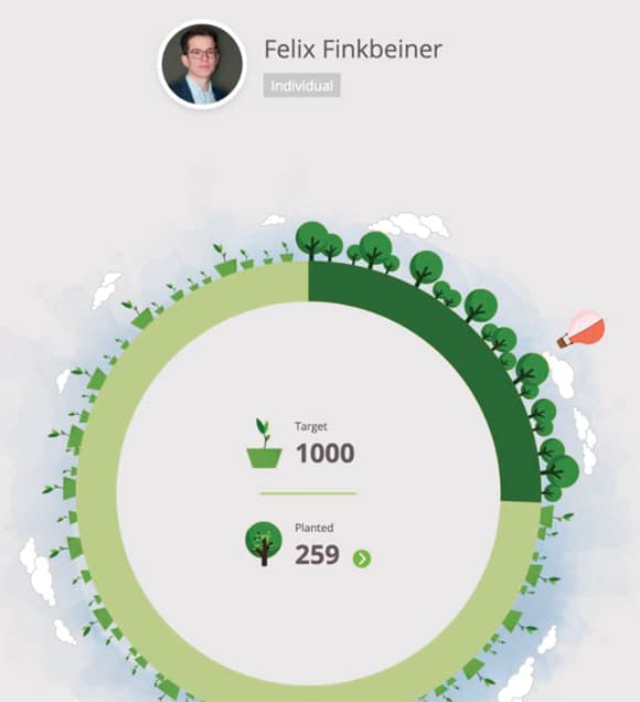 Sign up to plant trees