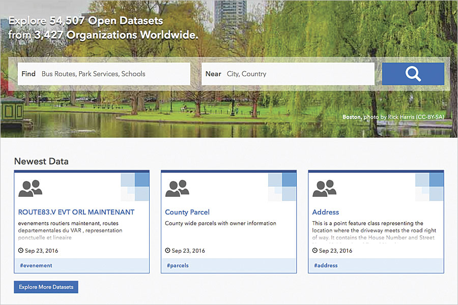 It takes only a few minutes on ArcGIS Open Data to enable, build, and publish a site.