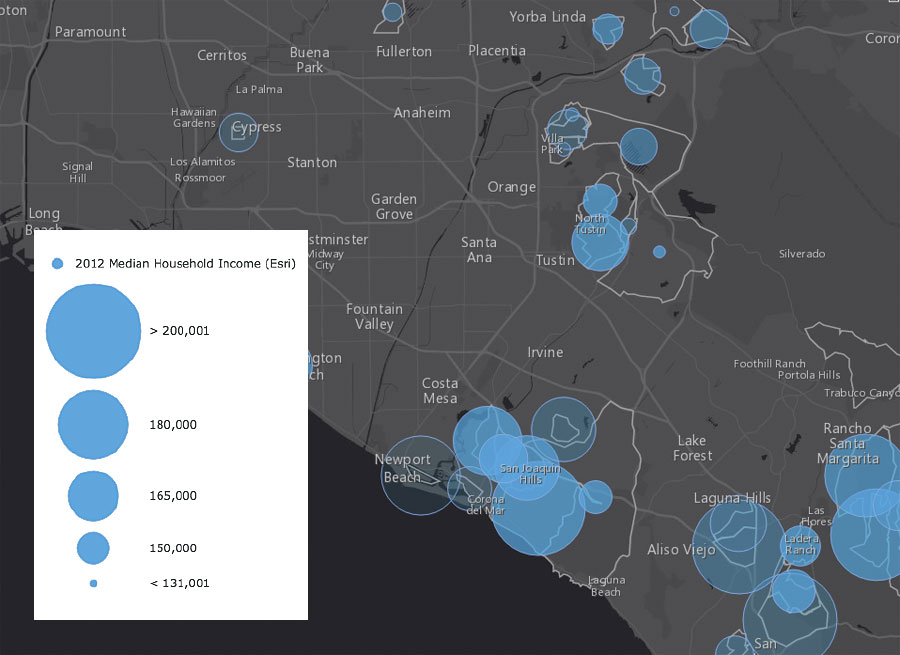 New smart mapping capabilities include the ability to set the transparency per feature and auto adjust polygons' widths and transparencies.